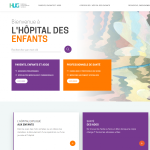Site internet de l’Hôpital des enfants