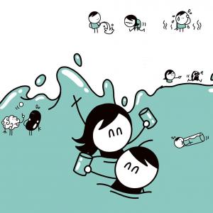 illustration : Boire suffisamment, c'est important !