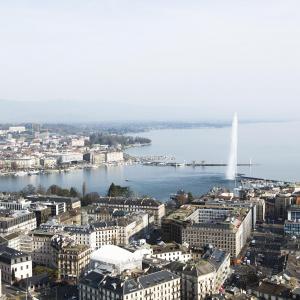 Genève vue aérienne