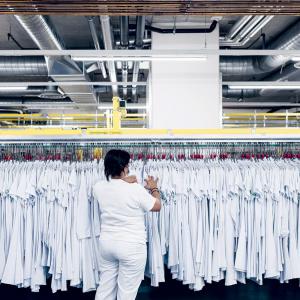 Photo du carrousel à vêtement 