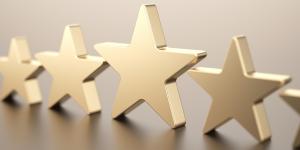 Label d’excellence symbolisé par cinq étoiles 