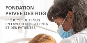 couverture du rapport d’activité 2021 de la Fondation privée des HUG 