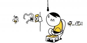 PanpanCucul - illustration mal au ventre