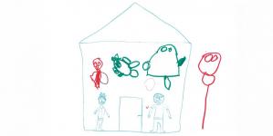 Illustration de Léo*, 4 ans, avec Louise Piron, psychomotricienne au sein de l’Unité mobile petite enfance.